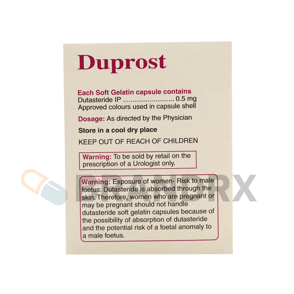Duprost 0.5 mg (100 caps) Cipla