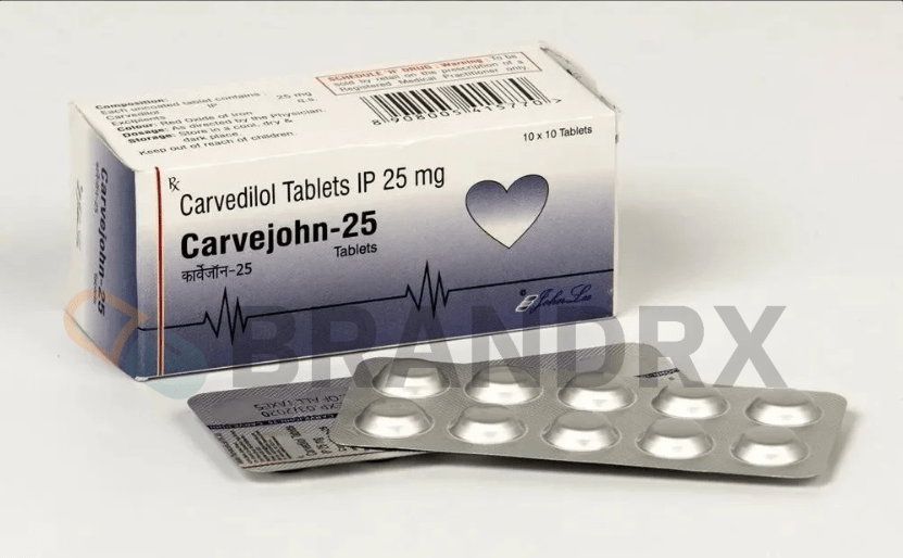 Carvejohn 25 mg Johnlee Pharmaceuticals