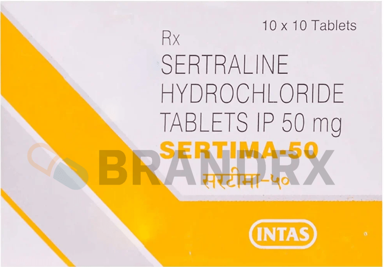 Sertima 50 mg Intas Pharmaceuticals