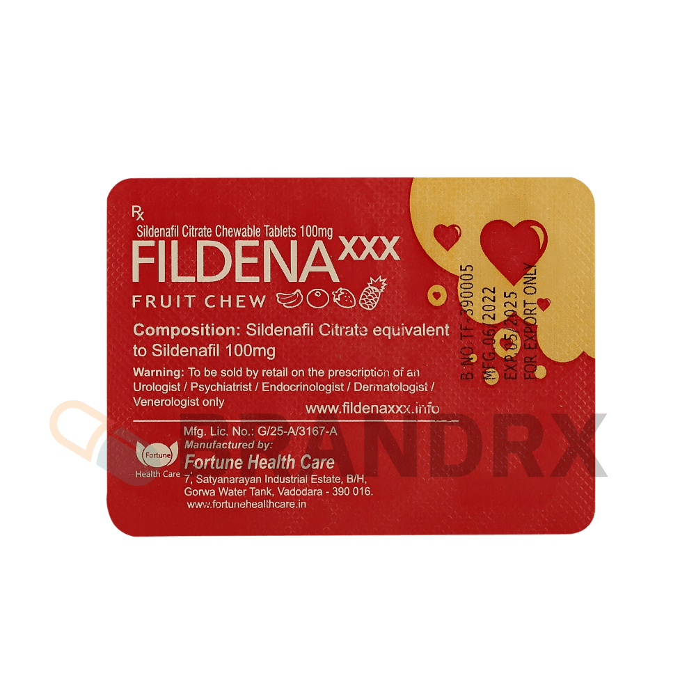 Fildena XXX 100 mg Fortune Health Care