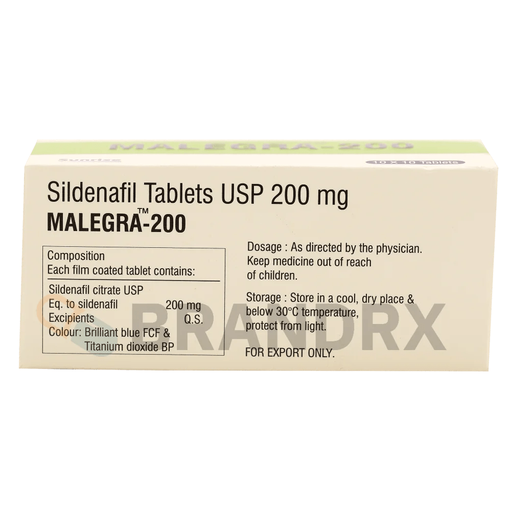 Malegra 200 mg Sunrise
