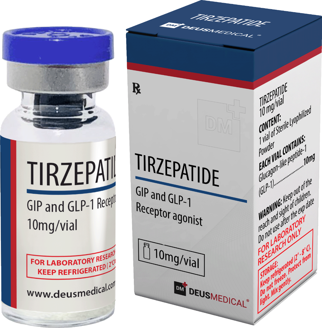 PEPTIDES Tirzepatide (Tirzepatide GIP and GLP-1 Receptor Agonist) IN VIALS Deus Medical