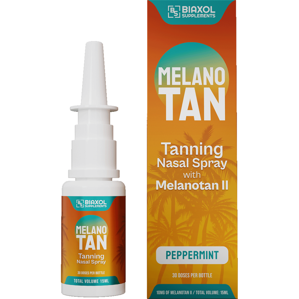 MELANOTAN II NASAL SPRAY IN BOTTLE Biaxol Supplements