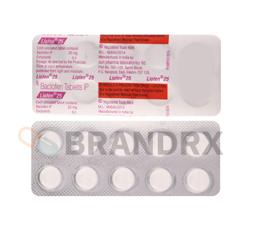 Liofen 25 mg Sun Pharmaceuticals Industries
