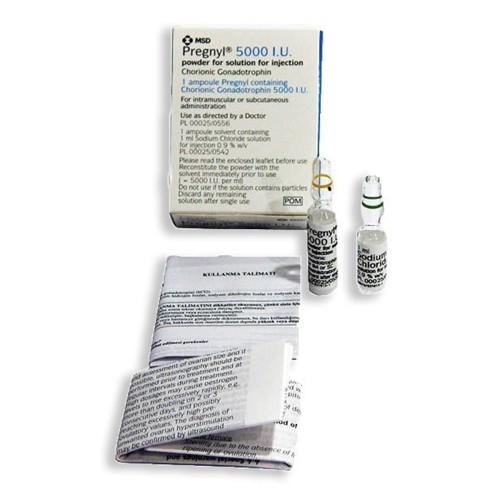 Pregnyl 5000 Organon Pharmaceuticals