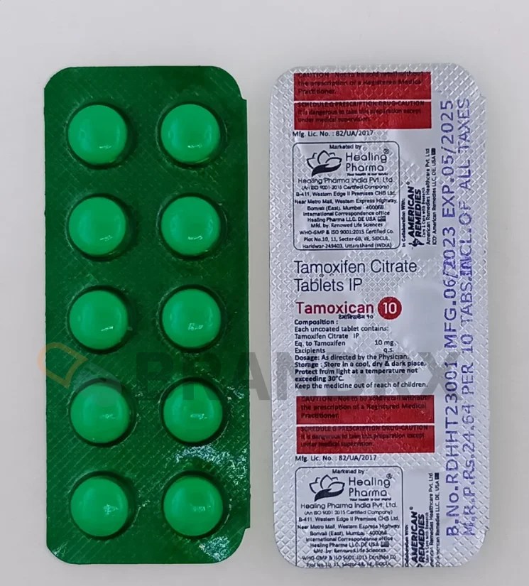 Tamoxican 10 mg Healing Pharma