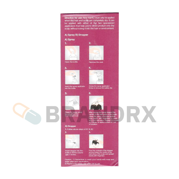 Hair4U Spray and Solution 2% Glenmark Pharmaceuticals Ltd.