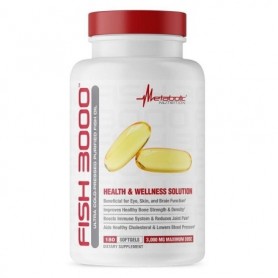 Metabolic Nutrition – Fish 3000 180 caps Metabolic Nutrition