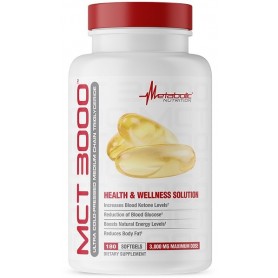 METABOLIC NUTRITION – MCT 3000 180 caps Metabolic Nutrition