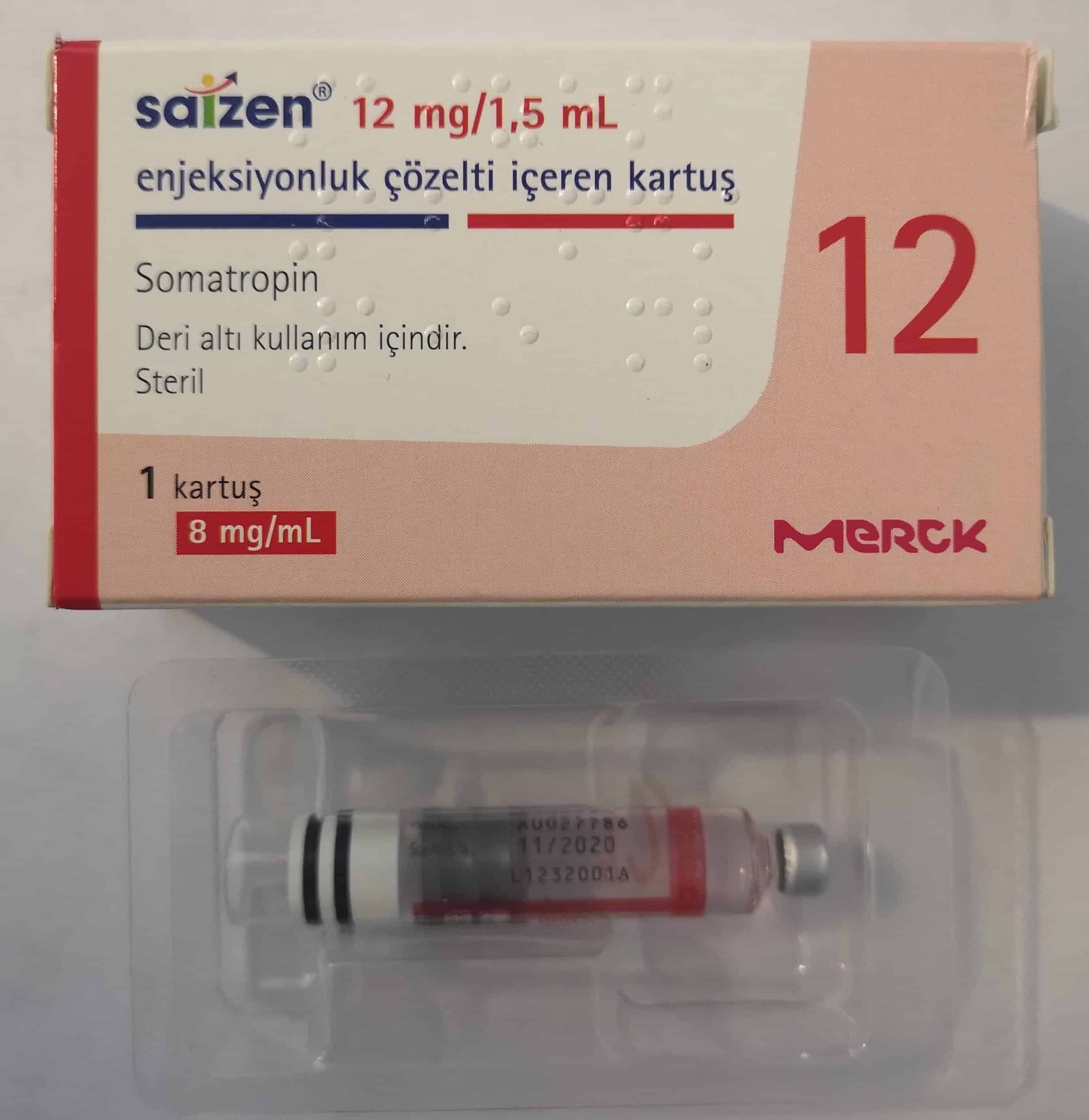 Saizen 36 IU 12mg (USA) Merckgroup