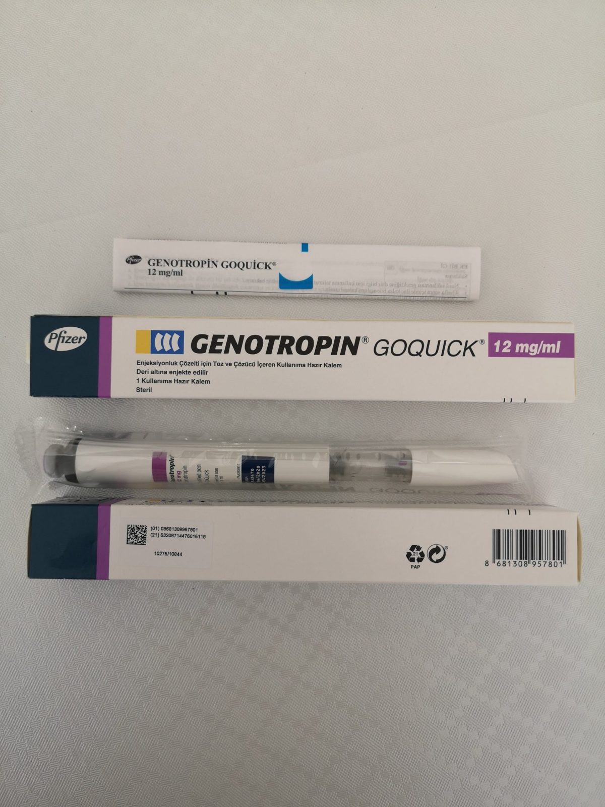 GENOTROPIN GOQUICK HGH 36 IU 12 MG/ML PFIZER Pfizer