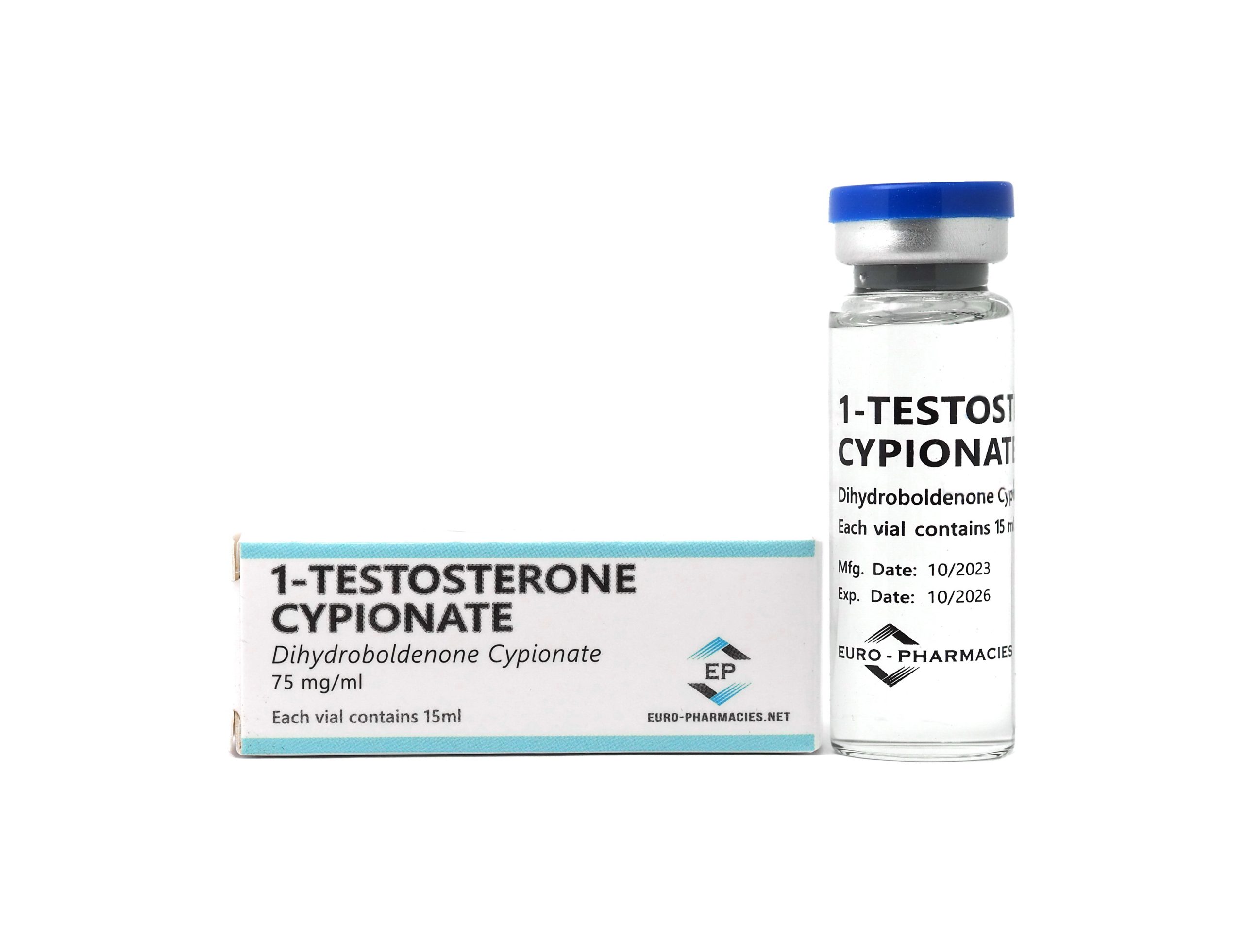 1-Testosterone Cypionate DHB 75mg/ml, 15ml/vial USA Pharmaceutical