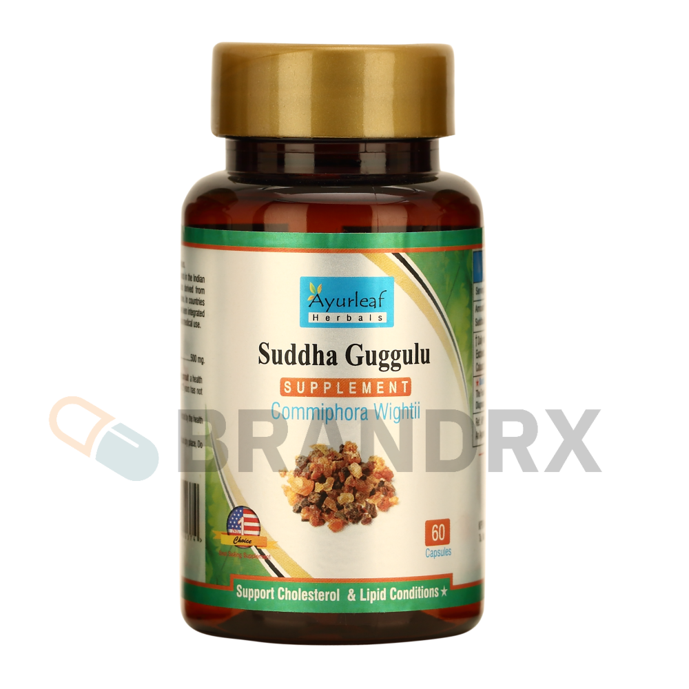 Shuddha Guggulu 500 mg Ayurleaf Inc.