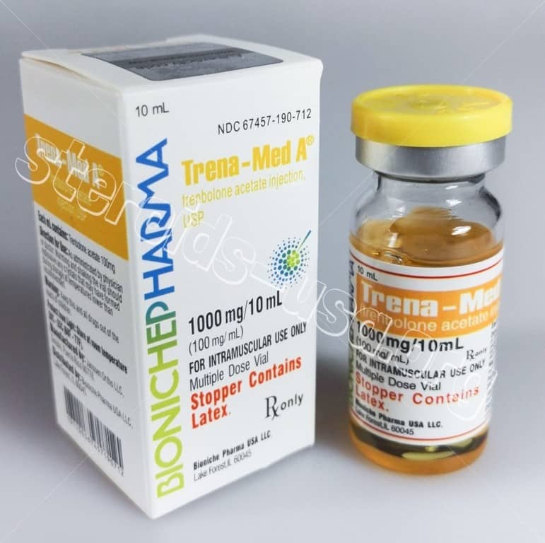 Trena-Med A Bioniche Pharma (Trenbolone Acetate) 10ml (100mg/ml) Bioniche Pharmaceuticals