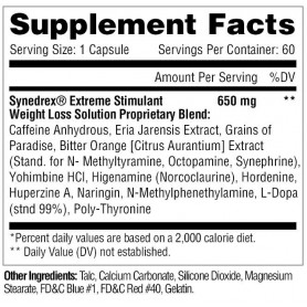 Metabolic Nutrition – Synedrex 45cps Metabolic Nutrition