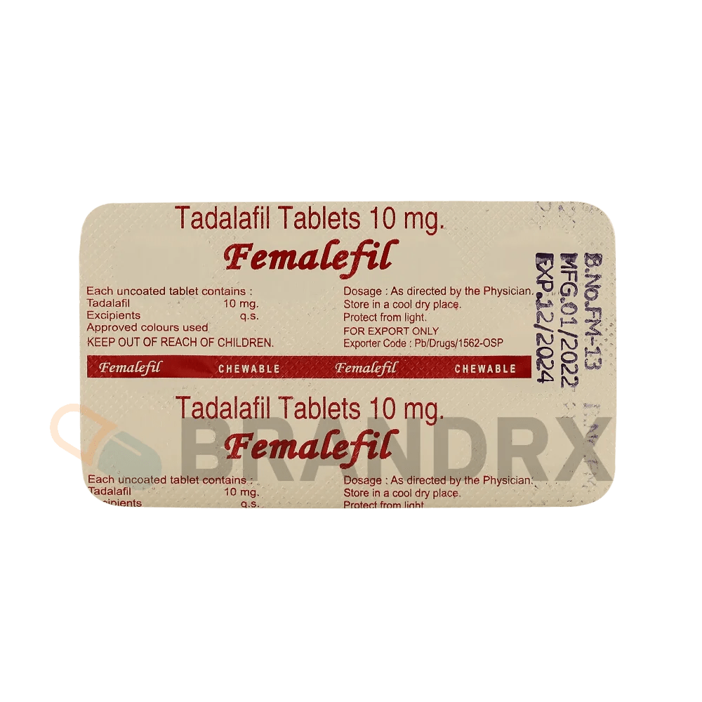 Femalefil 10 mg RSM Enterprises