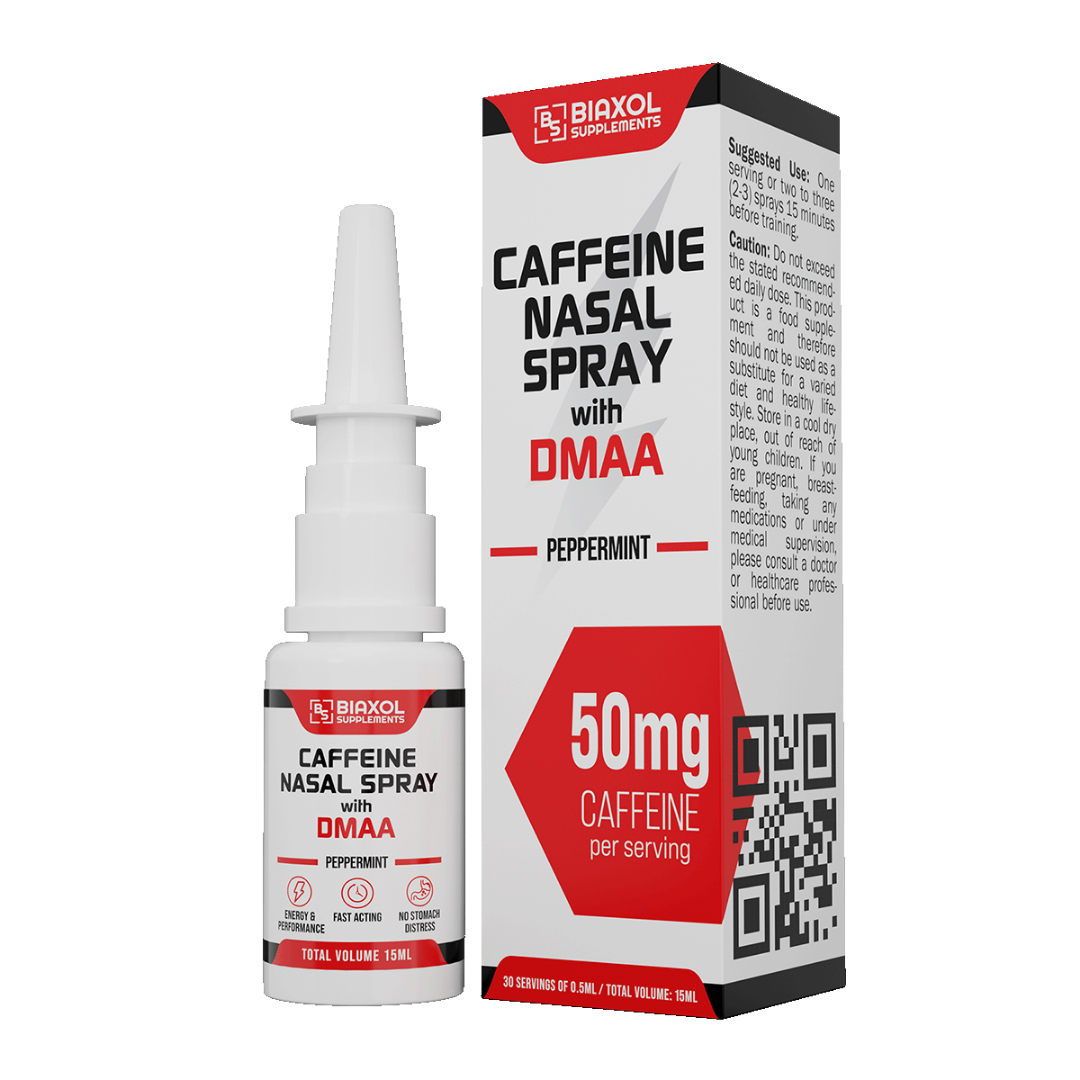 CAFFEINE NASAL SPRAY WITH DMAA IN BOTTLE Biaxol Supplements