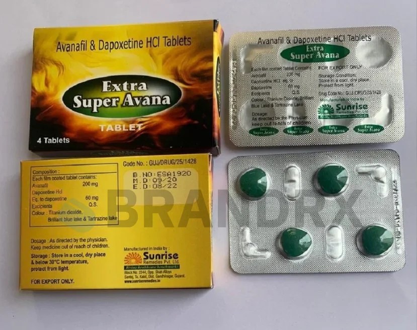 Extra Super Avana 200/60 mg Sunrise