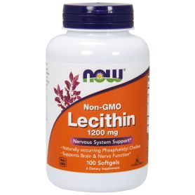NOW – Lecithin 1200mg 100 softgels Pharmaceutical